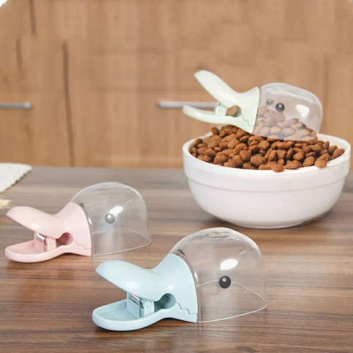 Smartchoice-Sendok gelas takaran beras duck serbaguna dilengkapi penjepit