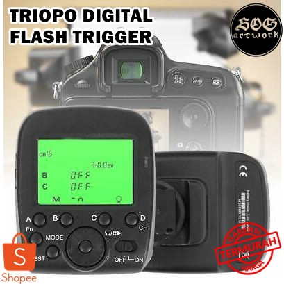 TRIOPO Wireless Flash Trigger Dual TTL WIdescreen LCD 1-8000s HSS - G1