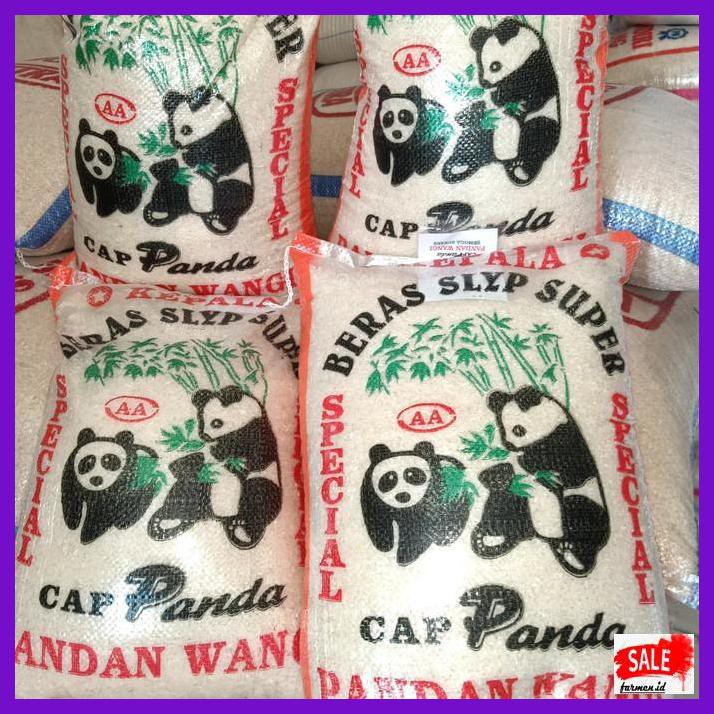 

Rasbeputih- Kepala Beras Slyp Super Pandan Wangi Cap Panda 10 Kg -Aslii.