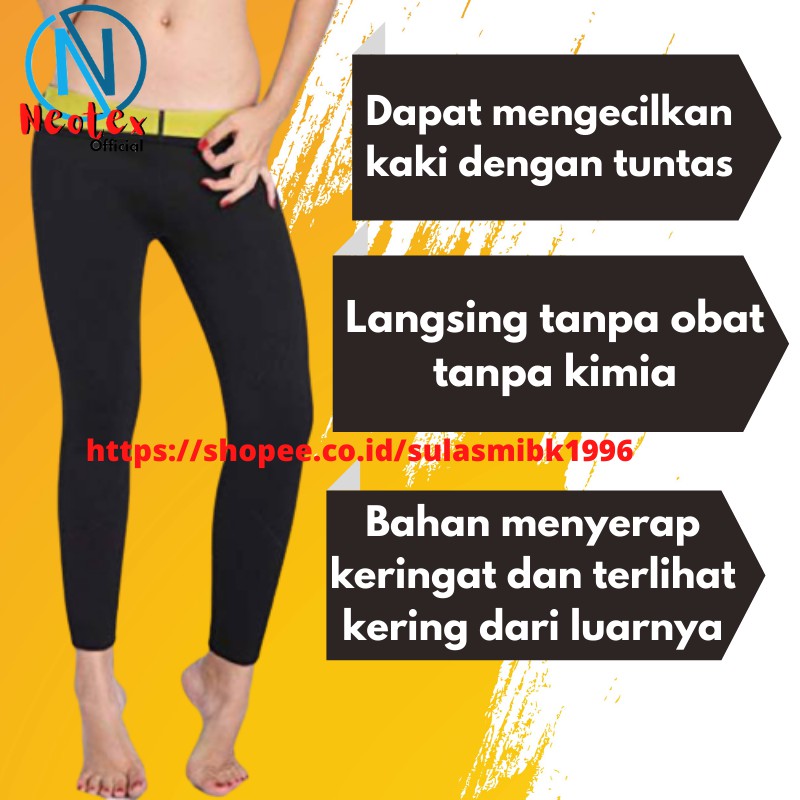 Korset Celana Pelangsing Alat Pengecil Perut Buncit Celana Pembakar Lemak Model Panjang