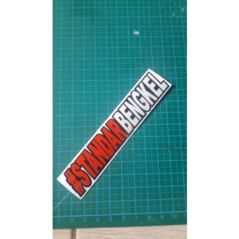 cutting sticker standar bengkel