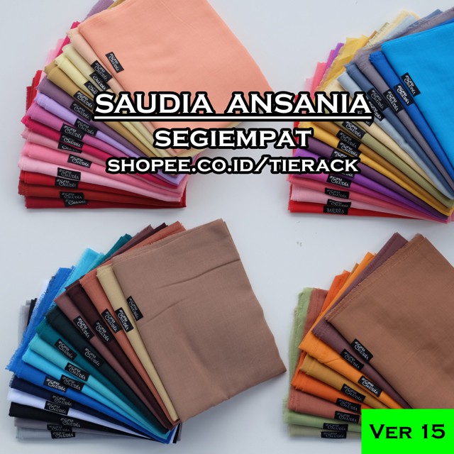  Saudia  Exclusively Ansania  Square Rawis  Jilbab  Hijab 