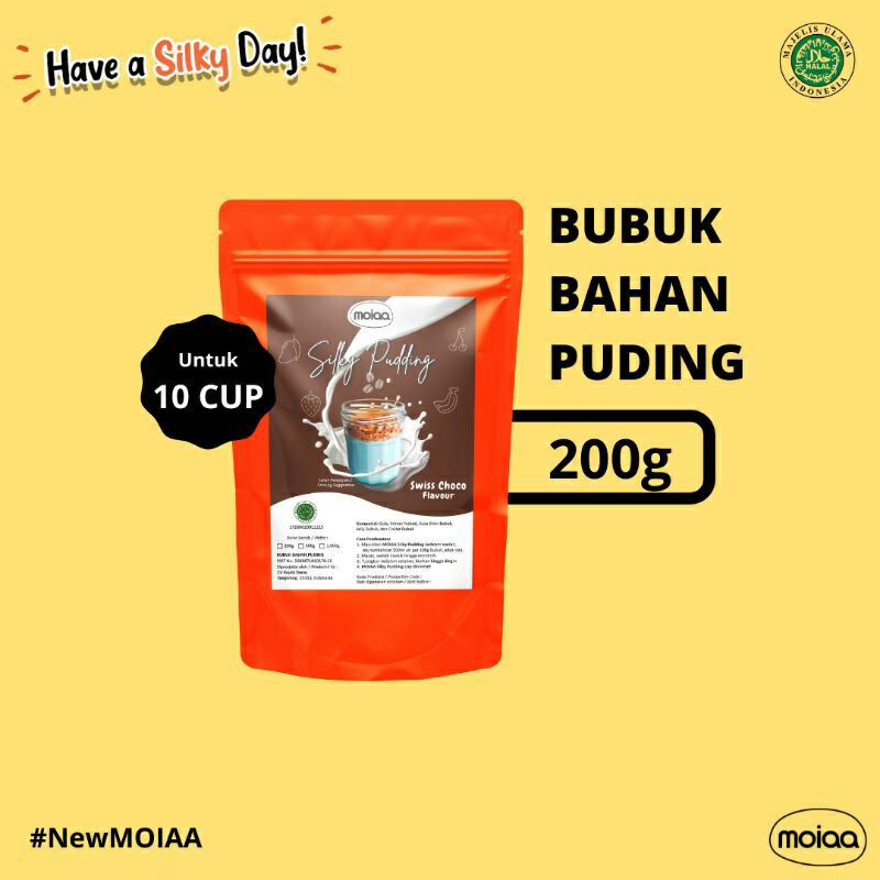 

MOIAA Premix Silky Pudding 200 gram / Bubuk Moiaa Instan 20 Varian Rasa / Distributor Moiaa