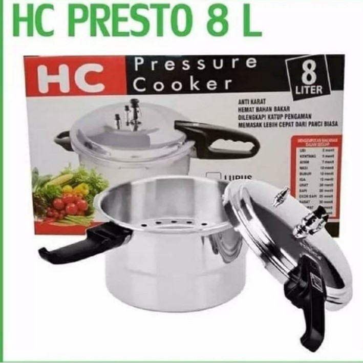 Panci Presto Hc 8 Liter 3 Fungsi Shopee Indonesia