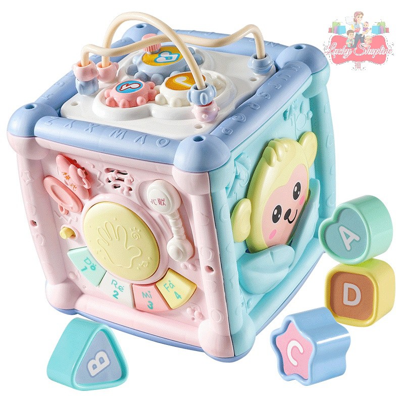 [BIG SALE] [FREE BATERAI DAN OBENG] Mainan 6in1 / mainan edukasi multifungsi bayi/anak dengan bermacam mainan dan lagu musik
