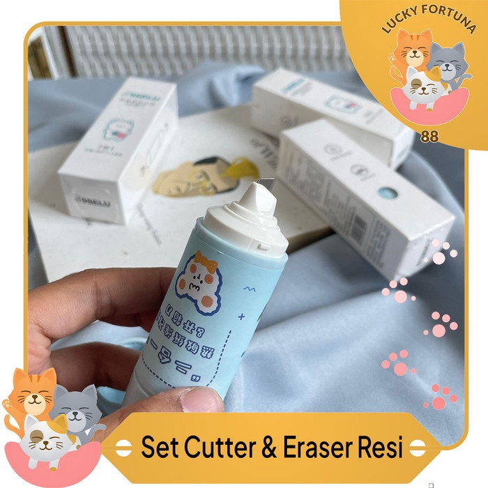 

Segera Miliki Set Cutter & Penghapus Code Resi Roller Stamp 2 In 1 Cutter Pemotong Terbatas