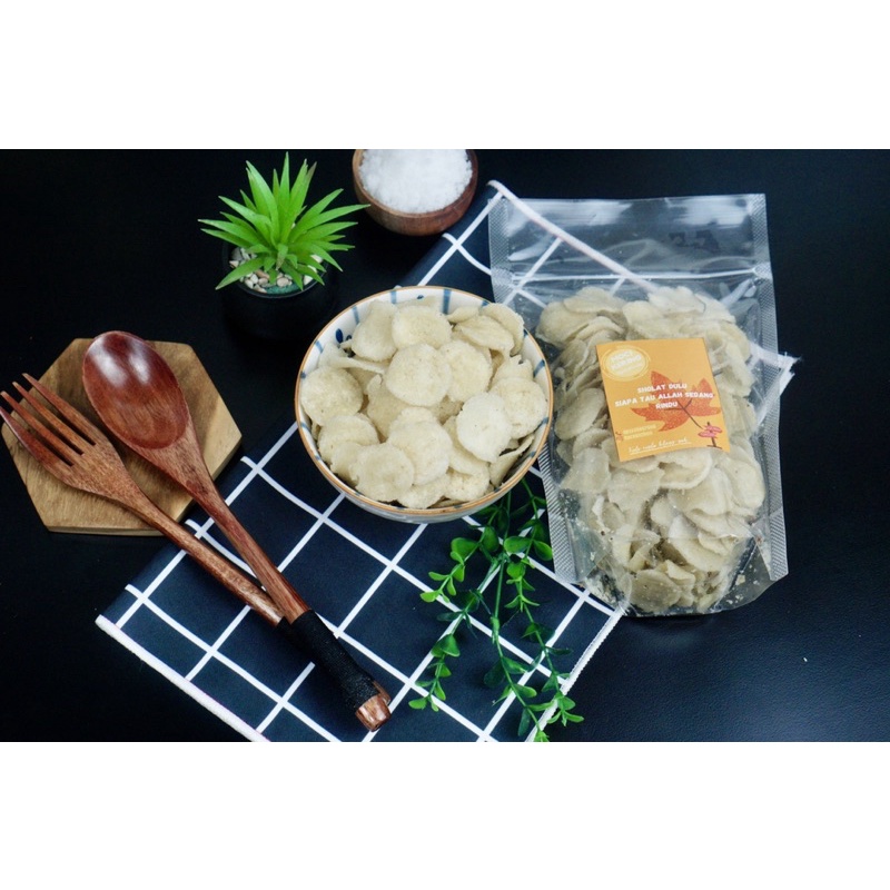 

Moci kering 150gram Asin