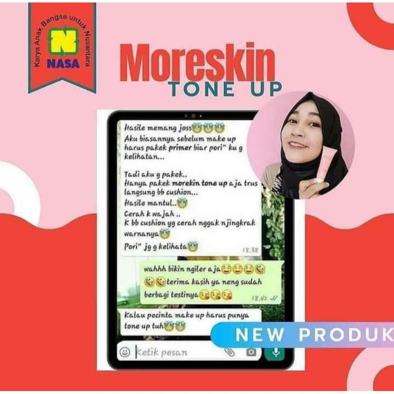 Moreskin Whitening Tone Up Nasa