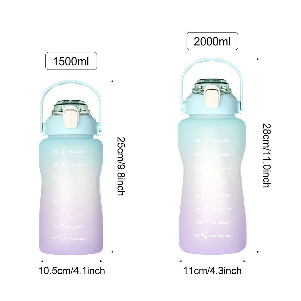 Suyo Botol Air Minum Portable 1500 / 2000ml Dengan Sedotan