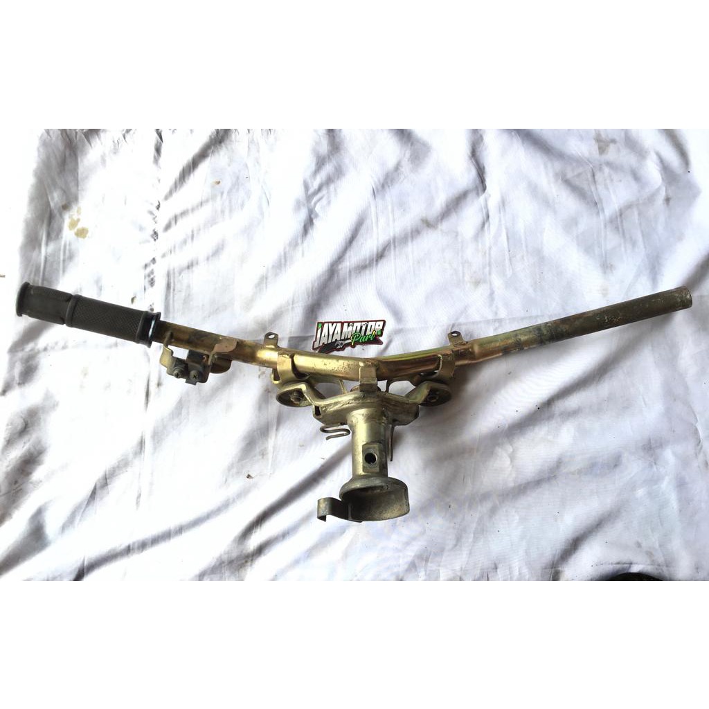 STANG SETANG STIR SETIR KEMUDI MOTOR SET PANGKON DUDUKAN SUZUKI SHOGUN 125 R SP ORIGINAL SECOND