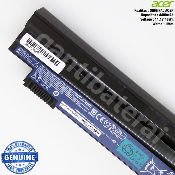 Original Baterai batre battery Acer Aspire One 722 522 D255 D260 D257