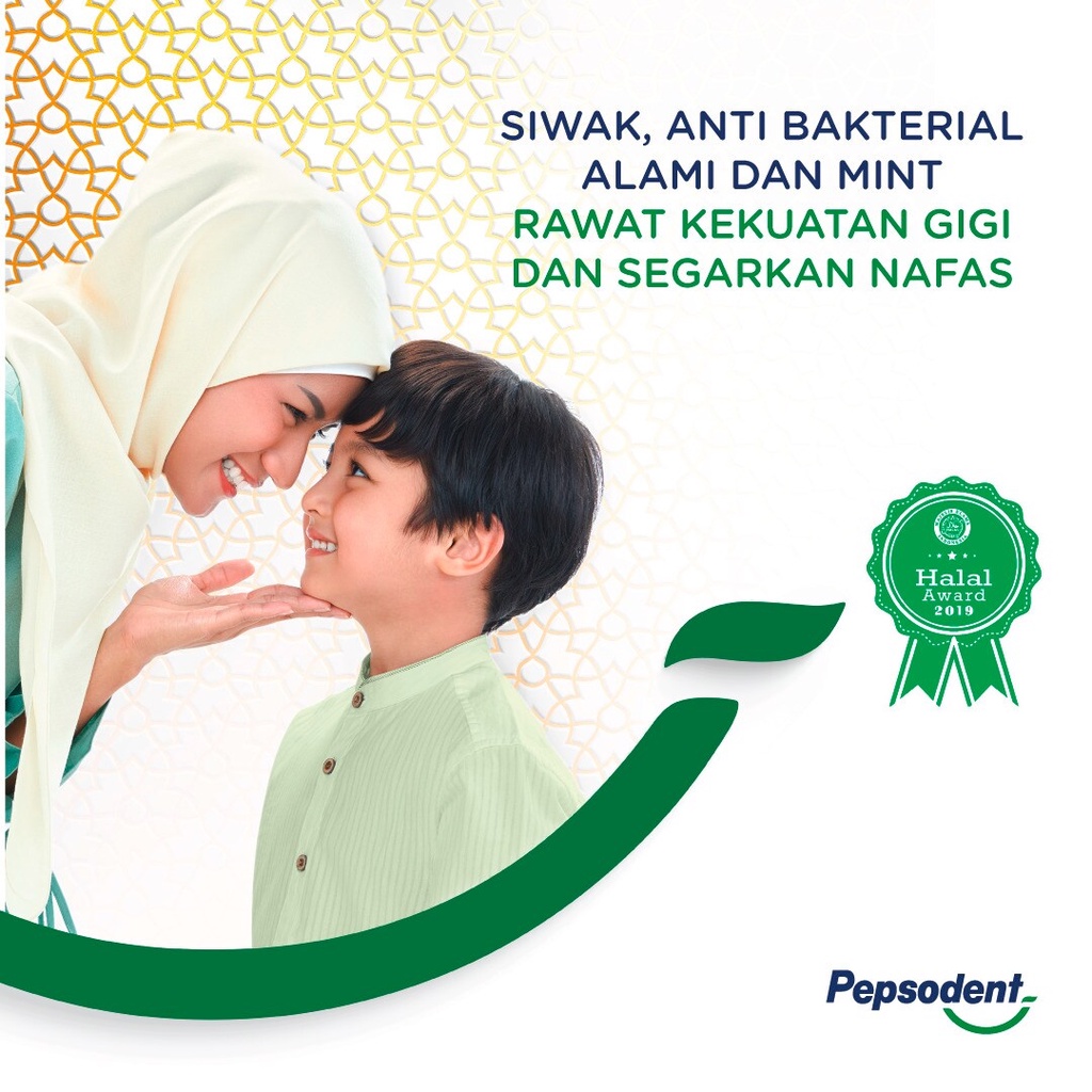 Pepsodent Action 123 Nature Essentials Siwak Pasta Gigi Halal 65gr