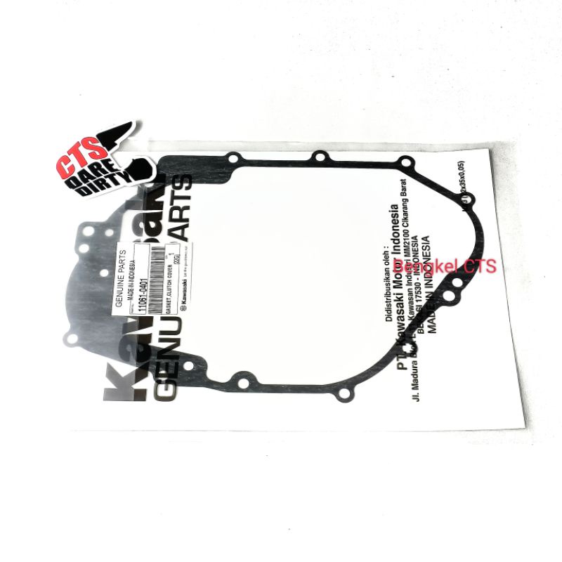 Paking Gasket KOPLING KLX 150 Packing Perpak BLOK KOPLING KLX150 Original 11061-0401