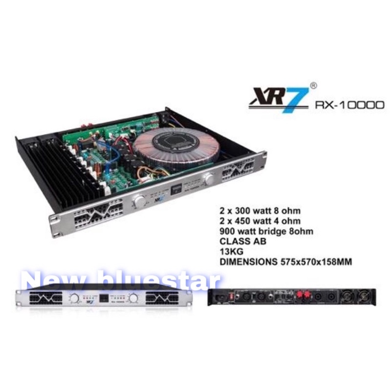 Power XR7 RX10000 Amplifier RX 10000 Class AB