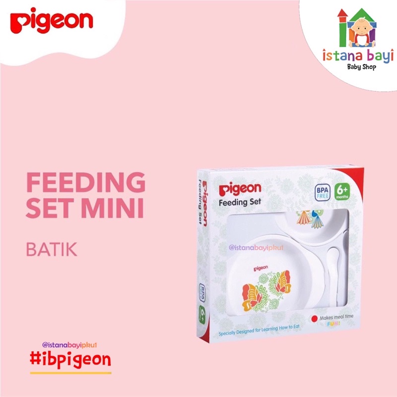 Pigeon Feeding Set Mini - Set perlengkapan makan anak