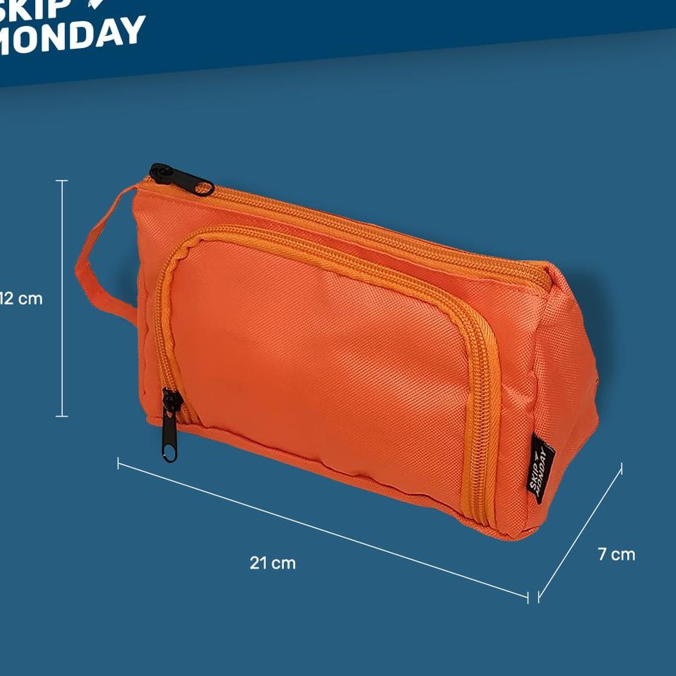 

Big Sale.. Skip Monday Max Capacity Pencil Case - Tempat Pensil Alat Tulis Jumbo Multifungsi