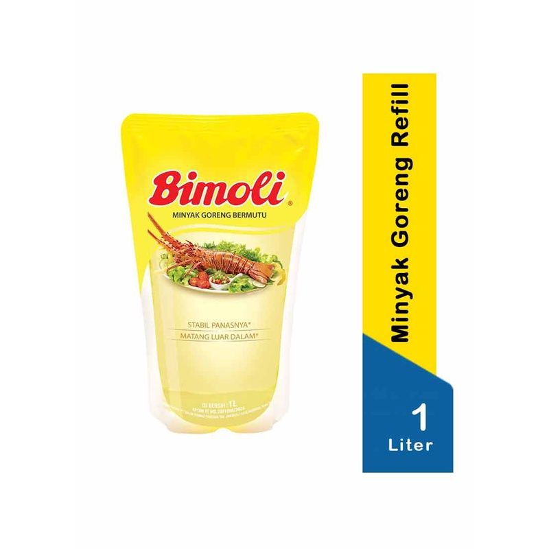 

BIMOLI Minyak goreng Refill 1000ml Minyak goreng Bermutu size 1Liter
