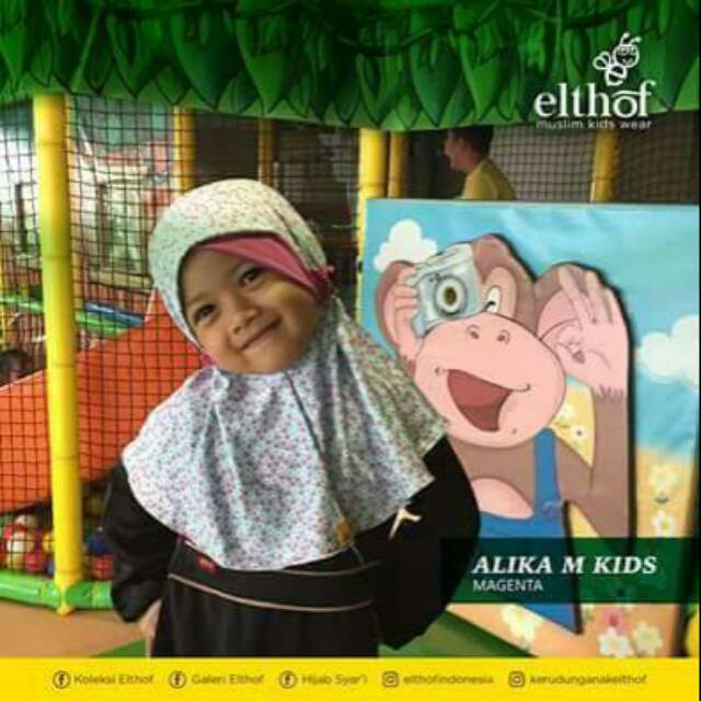 Jilbab anak ALIKA Elthof kids