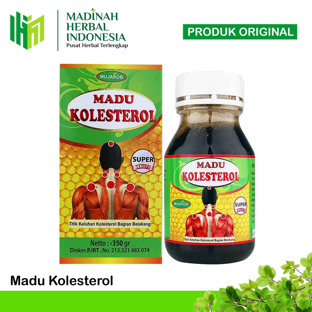 

Madu Kolesterol Mujarob MK - Obat Kolesterol Herbal Obat Pusing Kesemutan 350 Gr