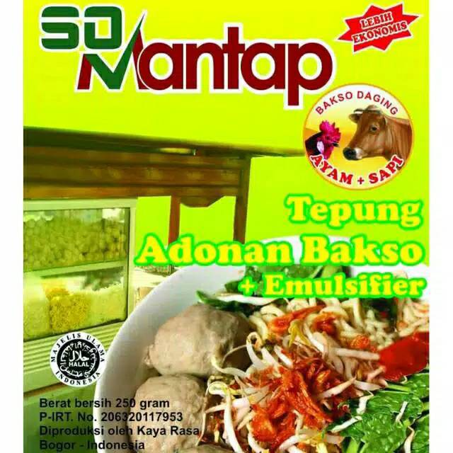 

SoMantap Tepung Adonan Bakso 250 gram (isi 4 bks)