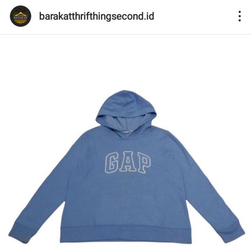 HOODIE GAP BABY BLUE