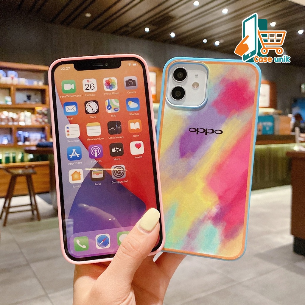 SS044 SOFTCASE RAINBOW OPPO A15 A16 A37 Neo 9 A9 A5 A52 A92 A53 A33 A54 2020 CS3234