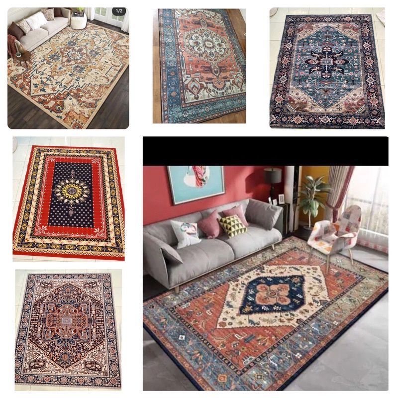 KARPET TURKEY ANTISLIP 160x200 MOTIF BOHEMIAN