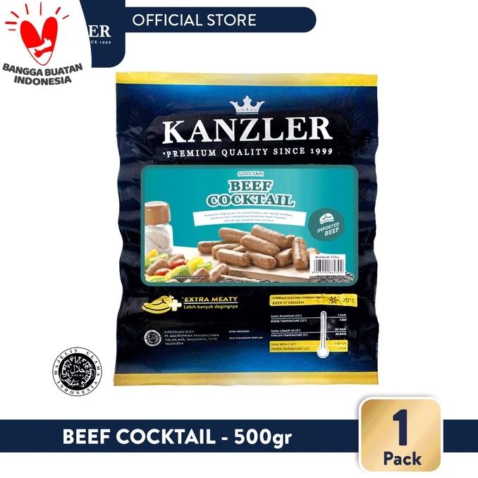 

MAKANAN BEKU / 1 PACK - KANZLER SOSIS BEEF COCKTAIL 500GR NON COD
