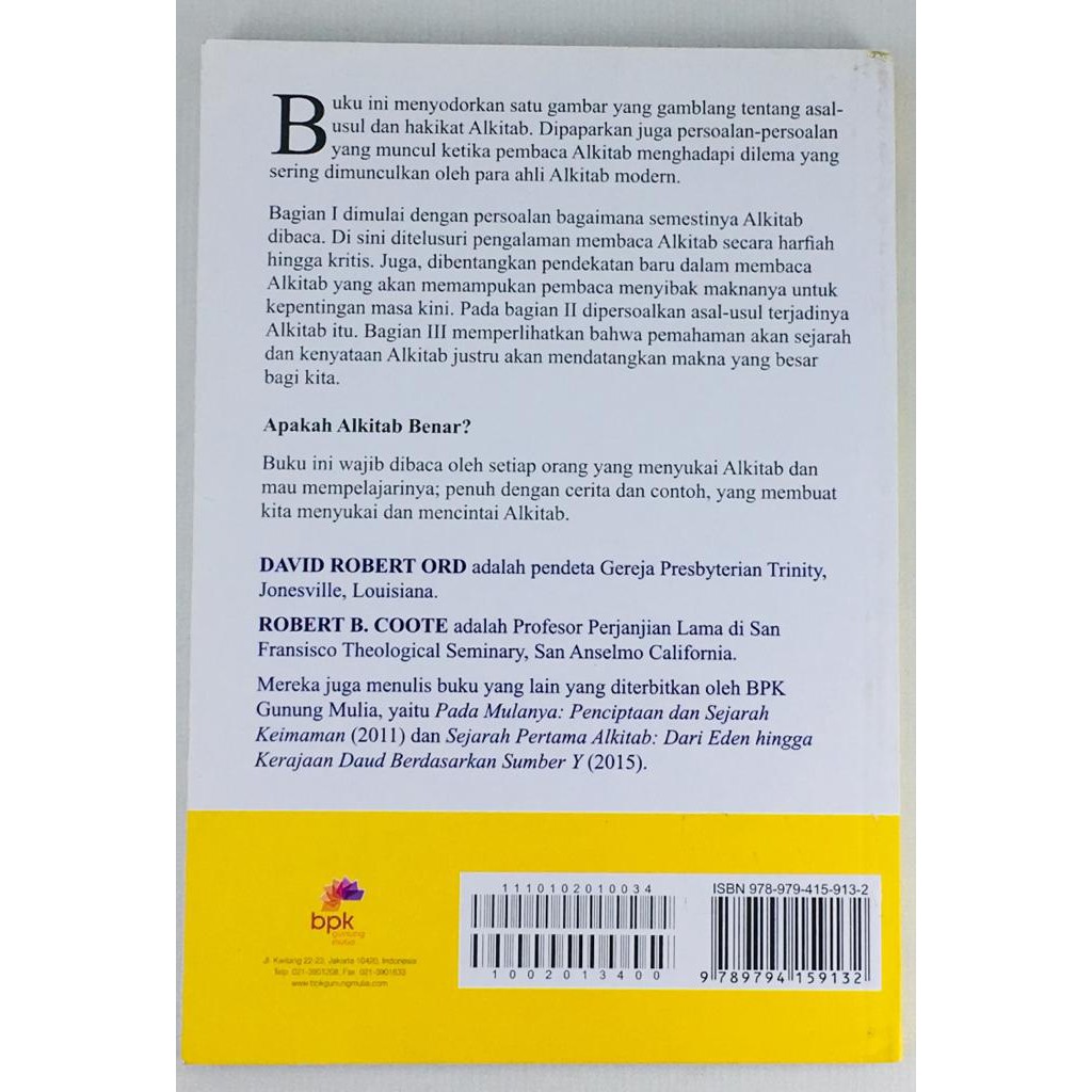 Apakah Alkitab Benar?
