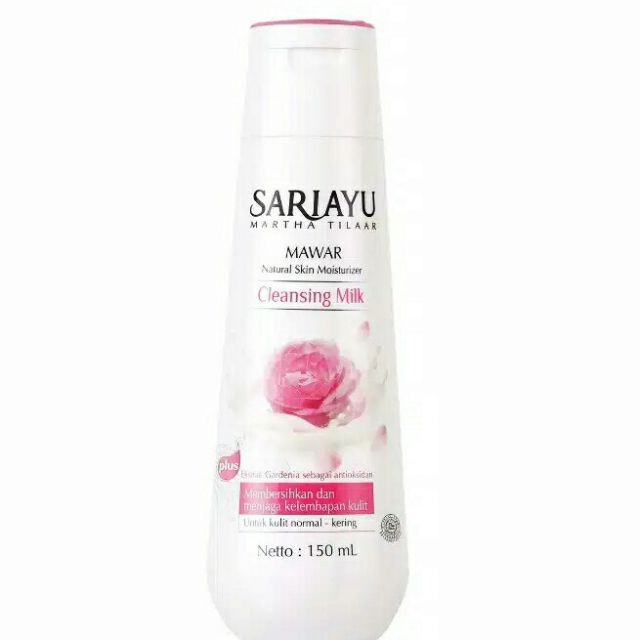 Sariayu Cleansing Milk Susu Pembersih Make Up Wajah 100ml  - Mawar