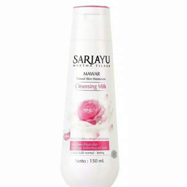 Sariayu Cleansing Milk Susu Pembersih Make Up Wajah 100ml  - Mawar