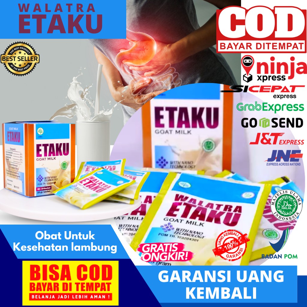 

Obat Maag, Obat Gerd, Asam Lambung - Walatra Etaku Susu Kambing Etawa Menjaga Kesehatan Lambung