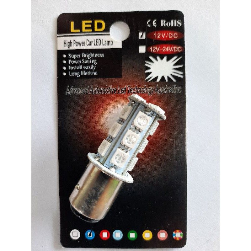 Lampu Stop Rem Belakang 18 Led Strobo 18led Mata putar