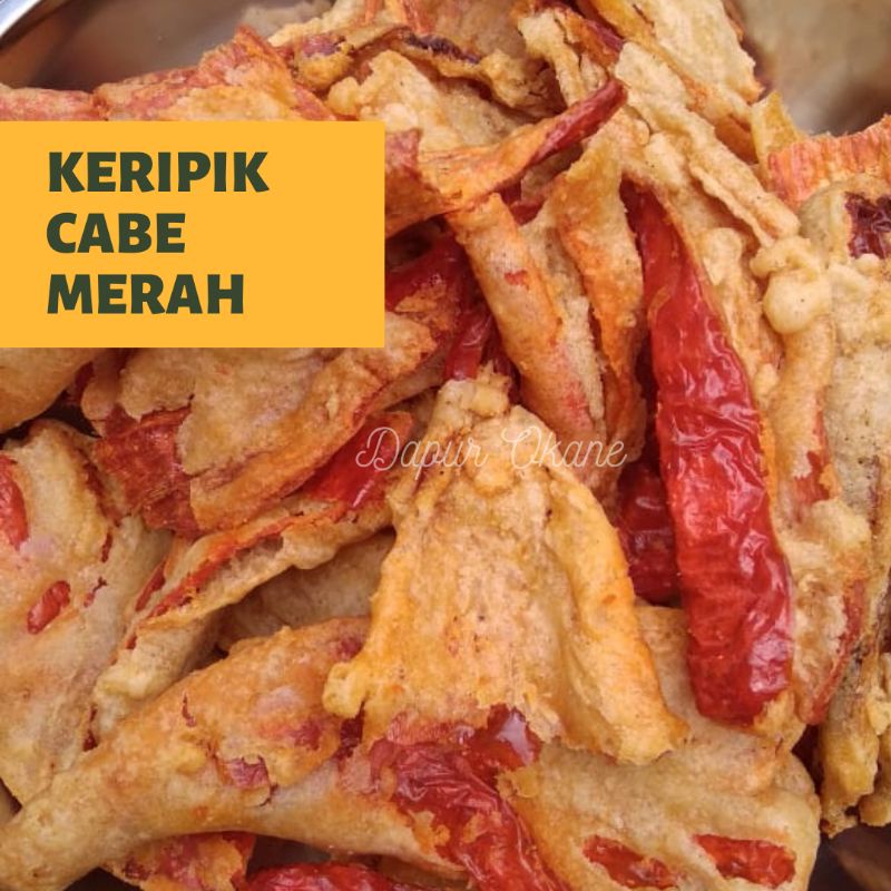 

Keripik Cabe Merah 250 Gram Tanpa Pengawet