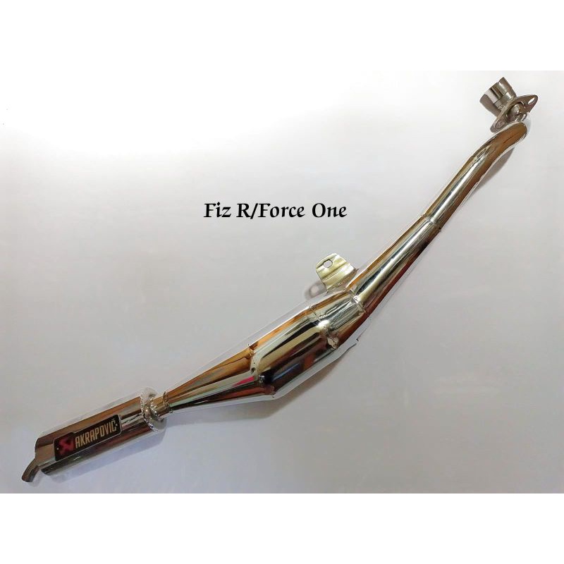 KNALPOT FIZ R/FORCE ONE AKRAPOVIC FULL CHROM