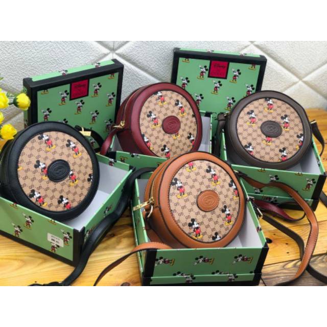 Tas gucci x disney / tas gc mickey / gucci mickey / guccii ring / slingbag gucci / tas mickey
