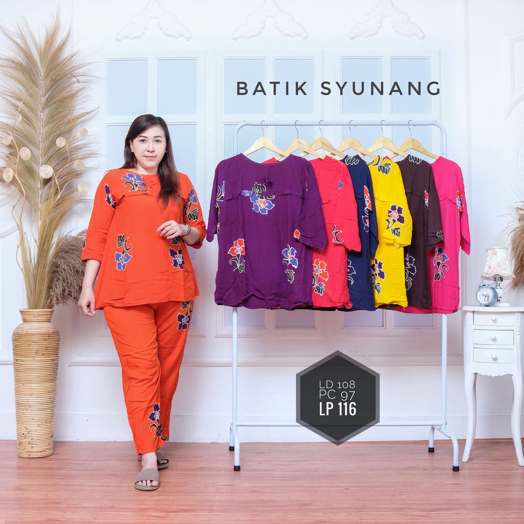 setelan cp wanita Batik Cap Cetak DEWASA EDHIRA motif sunan