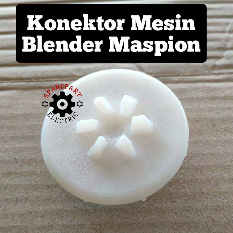 KONEKTOR GIGI MESIN BLENDER MASPION KONEKTOR BODI BESAR PUTIH