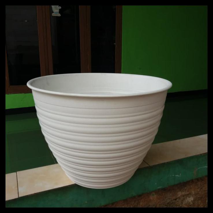 Pot Tawon 40//Pot Tanaman Tawon Putih. - Putih