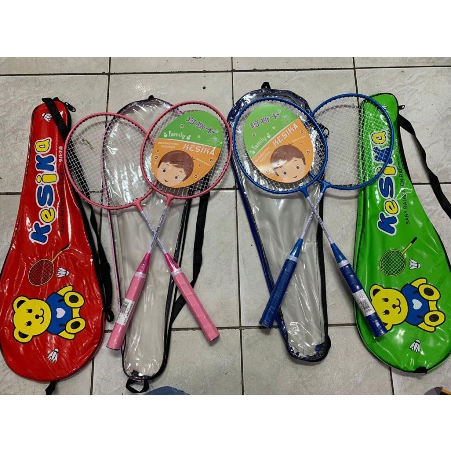 Promo Raket Badminton Anak Kesika Isi 2 Bagus Murah