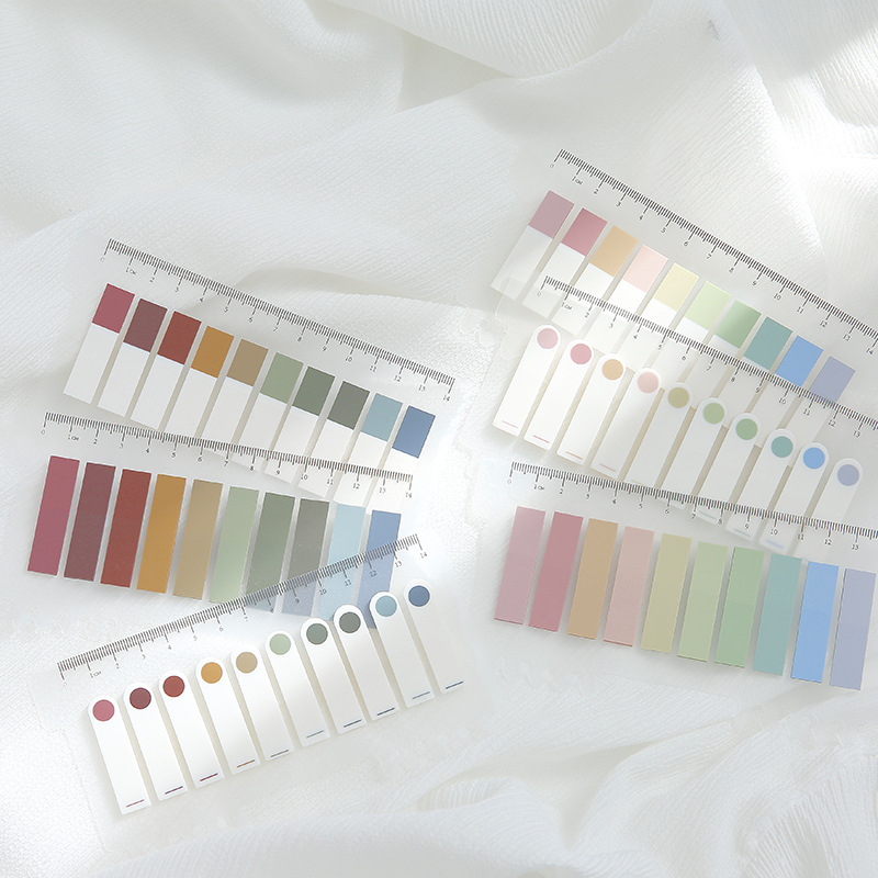 200 Lembar Sticky Note Warna Neon Untuk Pembatas Buku-5