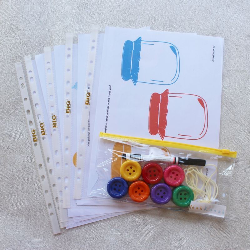

WORKSHEET KANCING JUMBO || WORKSHEET BINDER AKTIVITAS || LEMBAR KERJA NAKKANAK