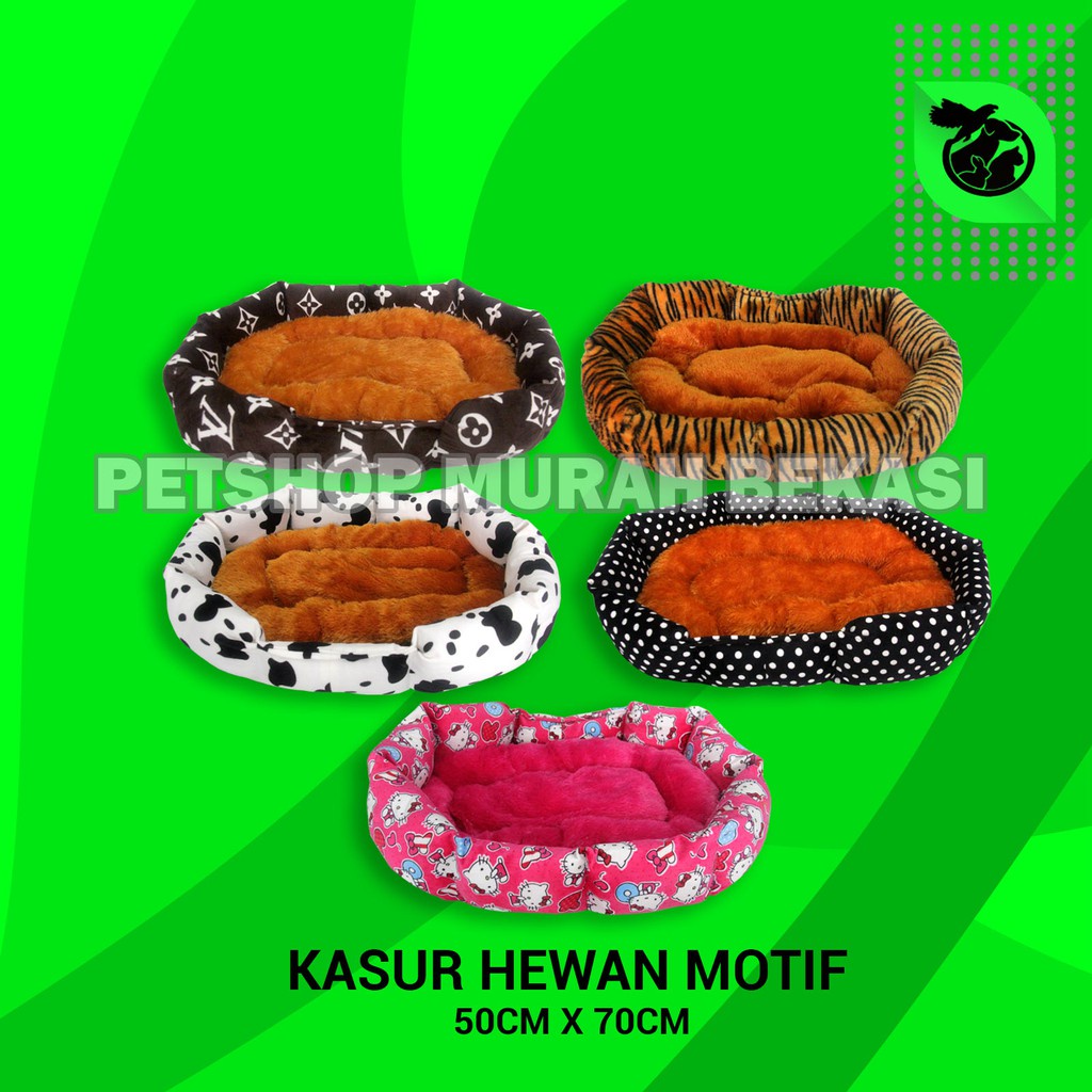 Kasur Tempat TIdur Kucing anjing Bantal Hewan Motif