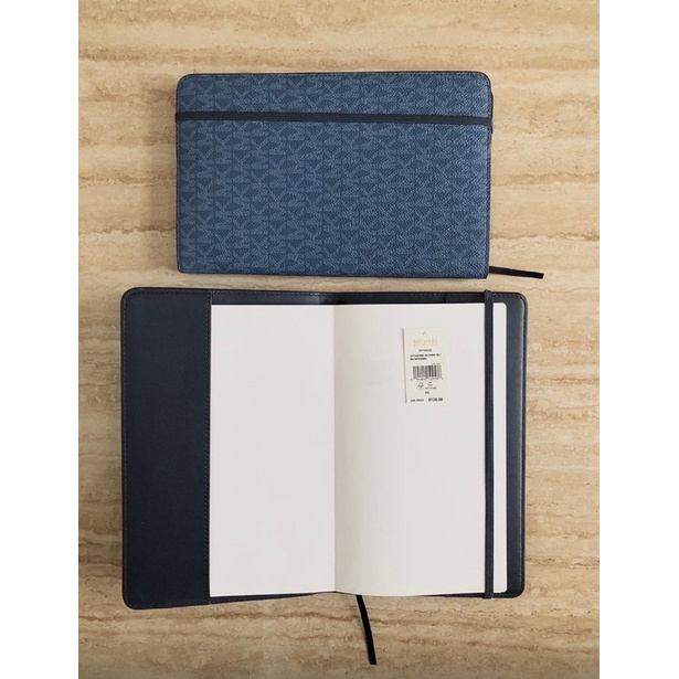 

MICHAEL KORS Giftables Medium Notebook Leather Dark Chambray Multi