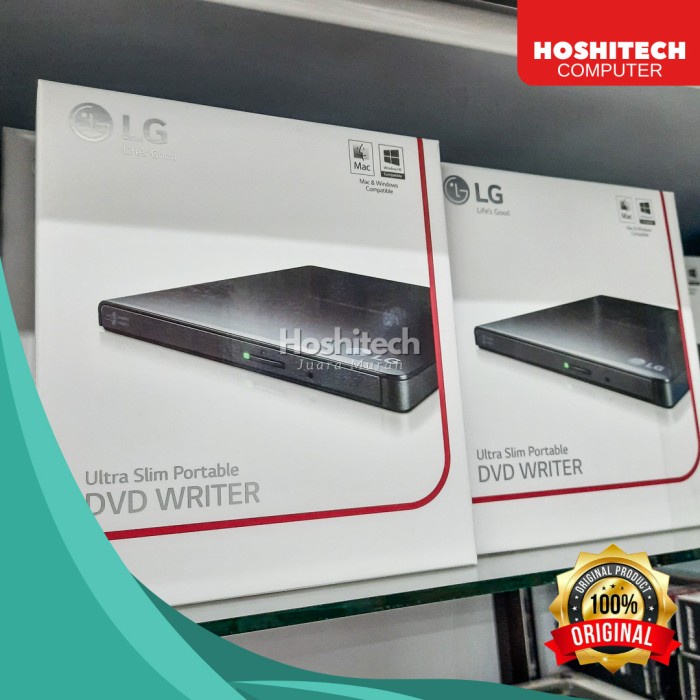 DVD RW EXTERNAL LG ULTRA SLIM PORTABLE DVD WRITE LG USB GARANSI RESMI