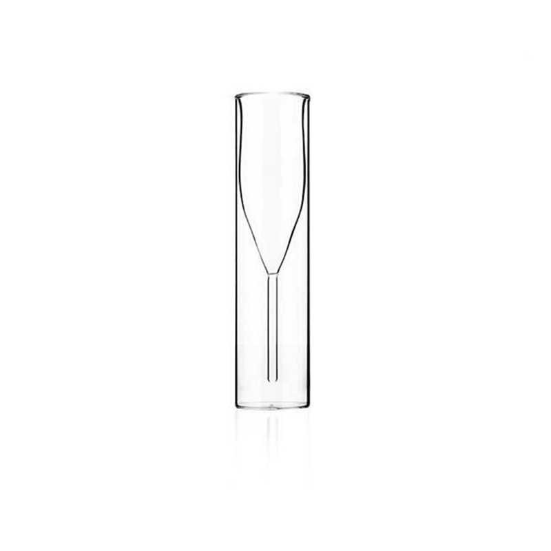 Cangkir Kopi Gelas Anti Panas Double Wall Glass Unik Design Koleksi-Champagne 115ml