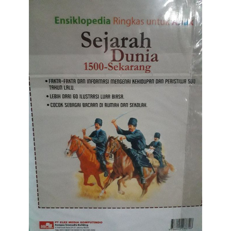 buku anak ensiklopedia ringkas untuk anak (sejarah dunia 1500-sekarang)