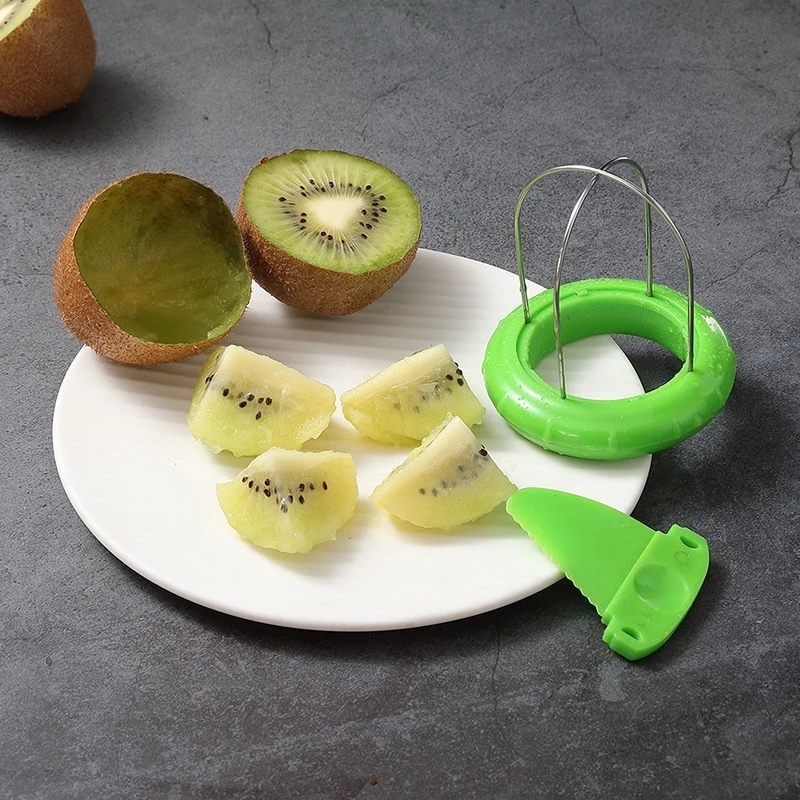 Hot Sale/Sekat Buah Kiwi/Pengupas Buah Removable/Stainless Steel Kiwi Fruit Corker Gadget Dapur