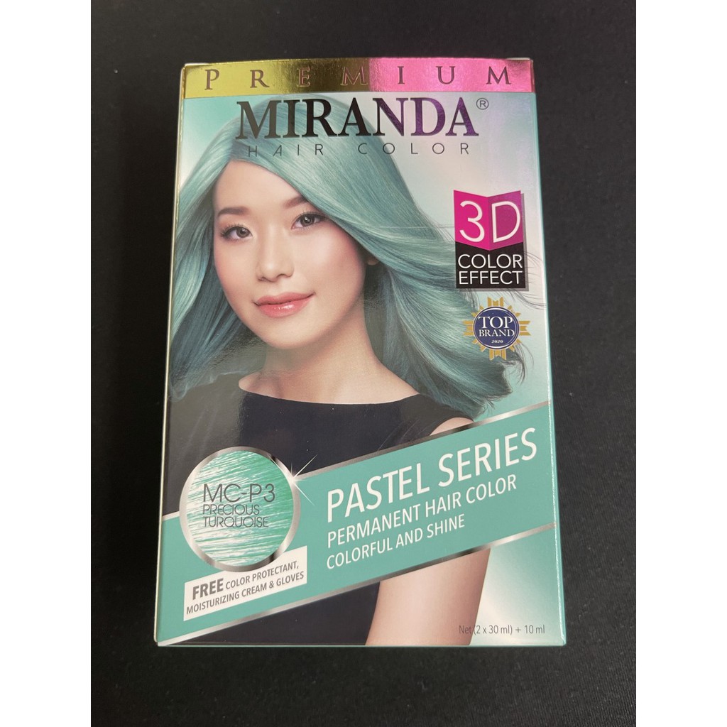 Miranda Hair Color Precious Turquoise MC P3