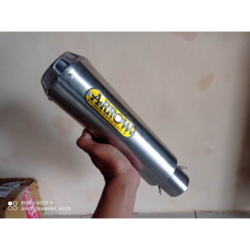 Knalpot racing arrow fullsystem R15 Cbr150 Cb150 dll